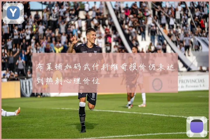 布莱顿加码武什科维奇报价仍未达到热刺心理价位